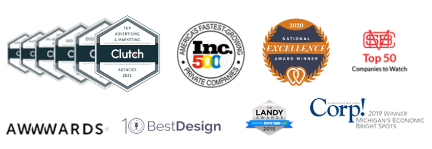 Awards for Website Design and Digital Marketing Services