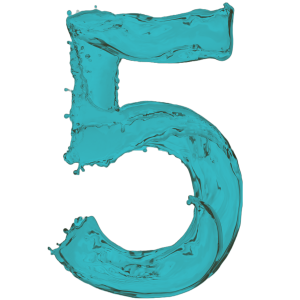 The number 5 - for 5 reasons to consider High Level Marketing for digital marketing services